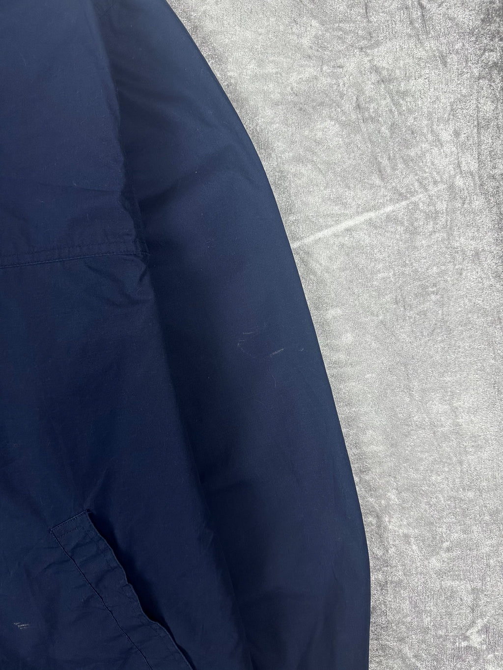 Vintage 90s Chaps Ralph Lauren Embroidered Spellout Hooded Parka Jacket (L)