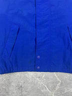 Vintage 90s Tommy Hilfiger Embroidered Collar Spellout Flag Patch Windbreaker Jacket (L)