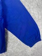 Vintage 90s Tommy Hilfiger Embroidered Collar Spellout Flag Patch Windbreaker Jacket (L)