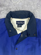 Vintage 90s Nautica Colour Block Sailing Flags Windbreaker Jacket (L)