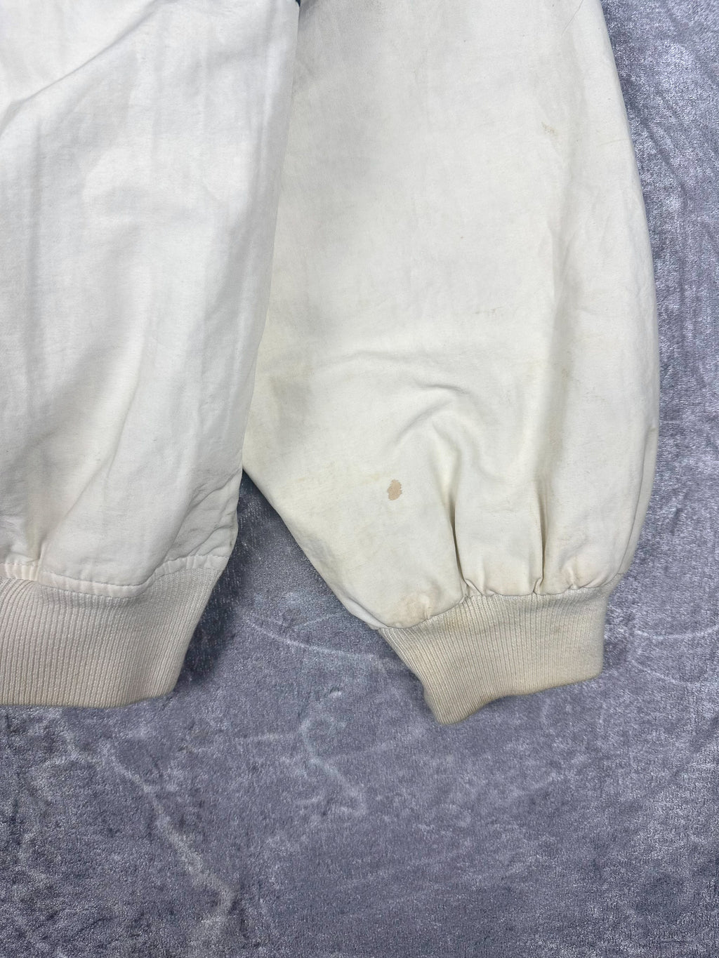 Vintage 90s Nautica Challenge J-Class Wrap Around Striped Sailing Jacket (L)