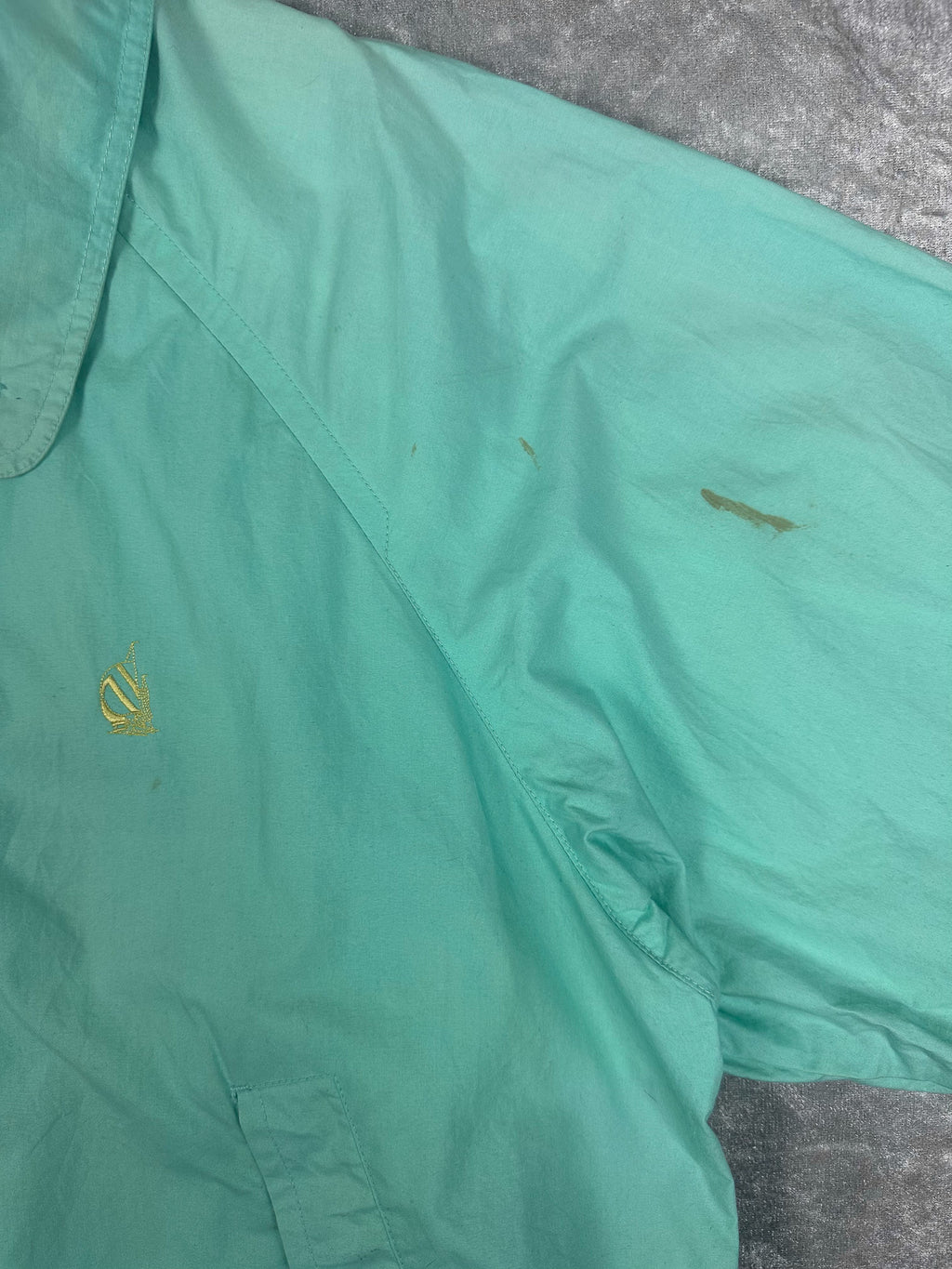 Vintage 90s Nautica Embroidered Small Logo Harrington Jacket (L)