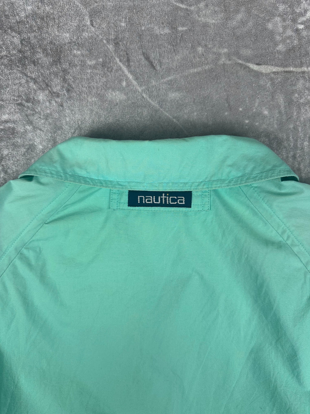 Vintage 90s Nautica Embroidered Small Logo Harrington Jacket (L)