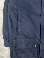 Vintage 90s Nautica Plaid Lined Heavyweight Trench Parka Jacket (XL)