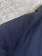 Vintage 90s Nautica Plaid Lined Heavyweight Trench Parka Jacket (XL)