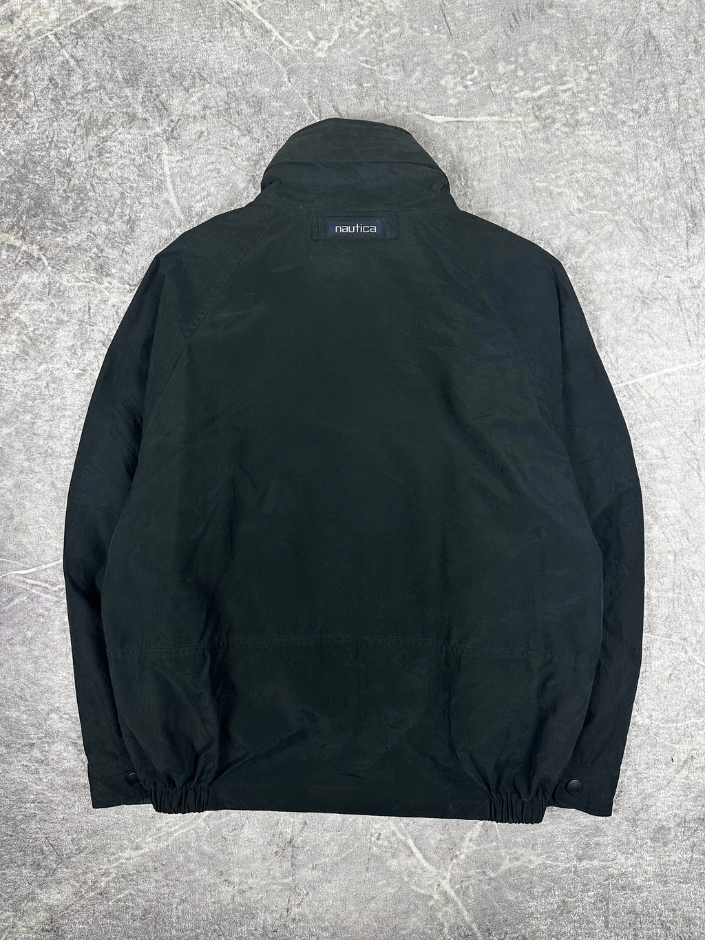 Vintage 90s Nautica Reversible Plaid Sailing Windbreaker Jacket (L)