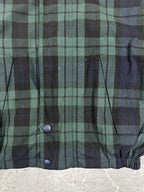 Vintage 90s Nautica Reversible Plaid Sailing Windbreaker Jacket (L)