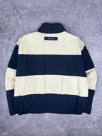 Vintage 90s Nautica Sporting Club Embroidered Logo Reversible Sailing Jacket (L)