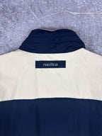 Vintage 90s Nautica Sporting Club Embroidered Logo Reversible Sailing Jacket (L)