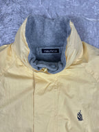 Vintage 90s Nautica Reversible Fleece Embroidered Small Logo Sailing Windbreaker Jacket (M)