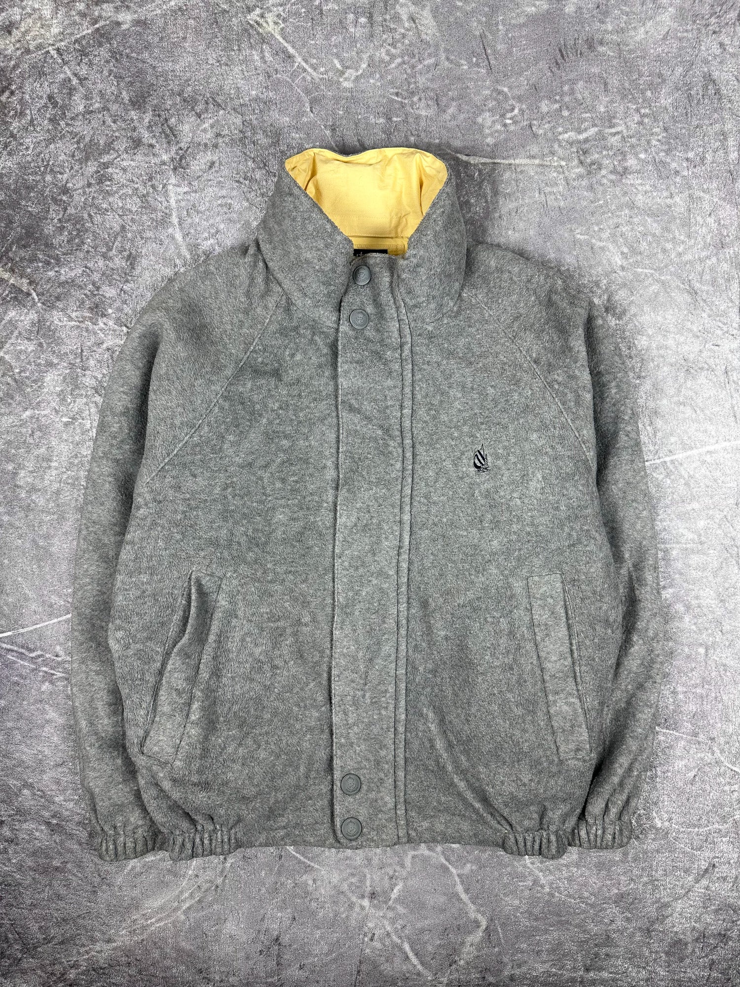 Vintage 90s Nautica Reversible Fleece Embroidered Small Logo Sailing Windbreaker Jacket (M)