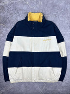 Vintage 90s Nautica Embroidered Spellout Reversible Sailing Windbreaker Jacket (2XL)