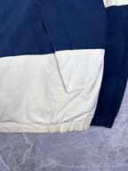 Vintage 90s Nautica Embroidered Spellout Reversible Sailing Windbreaker Jacket (2XL)