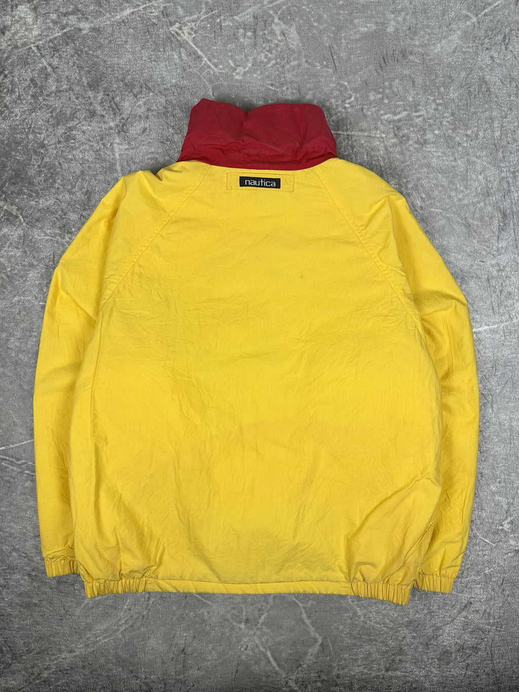 Vintage 90s Nautica Performance Embroidered Reversible Windbreaker Jacket (L)