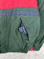 Vintage 90s Nautica Navigation Embroidered Reversible Sailing Windbreaker Jacket (M)