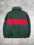 Vintage 90s Nautica Navigation Embroidered Reversible Sailing Windbreaker Jacket (M)