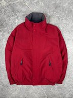 Vintage 90s Nautica Navigation Embroidered Reversible Sailing Windbreaker Jacket (M)