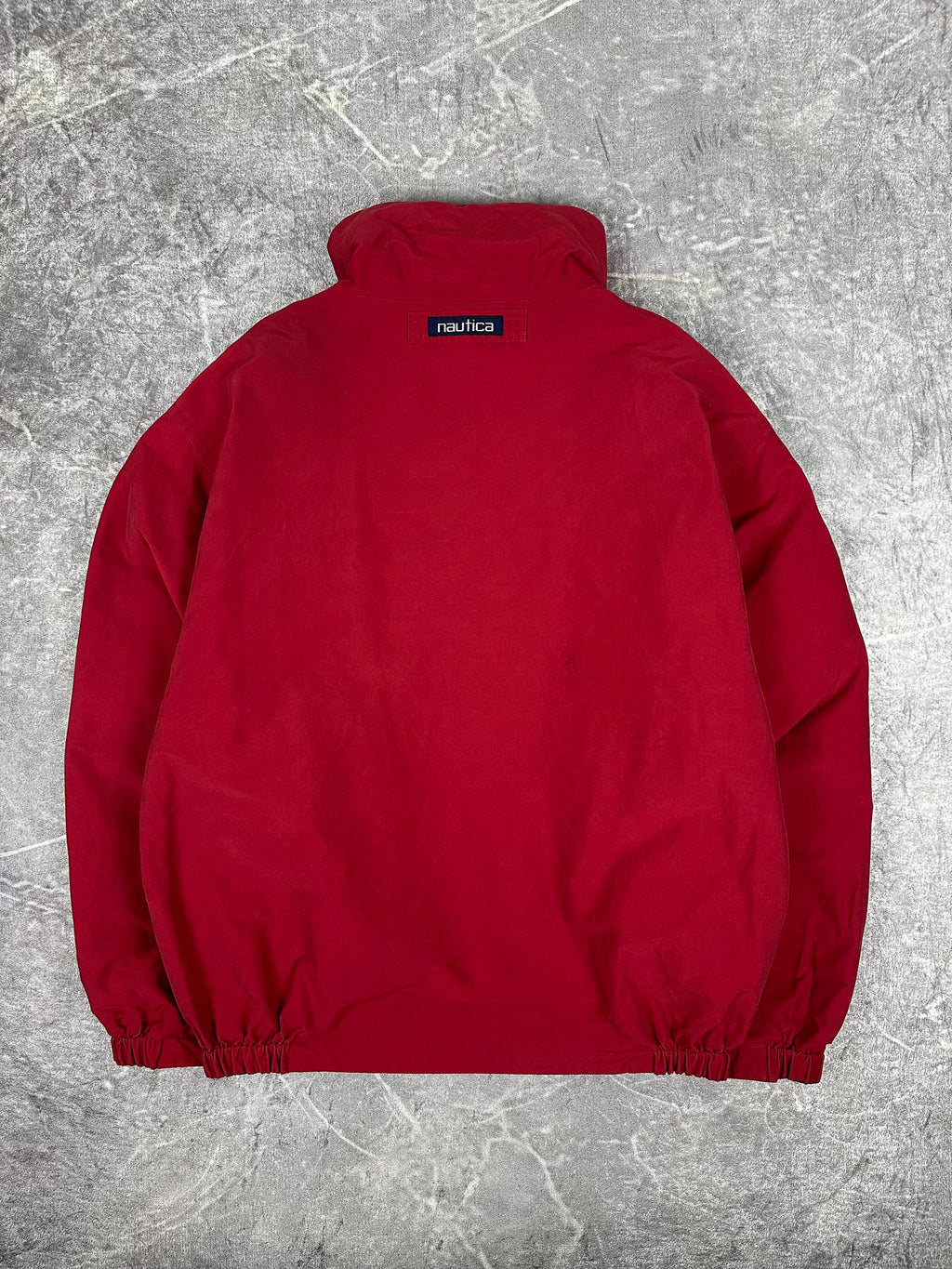 Vintage 90s Nautica Navigation Embroidered Reversible Sailing Windbreaker Jacket (M)