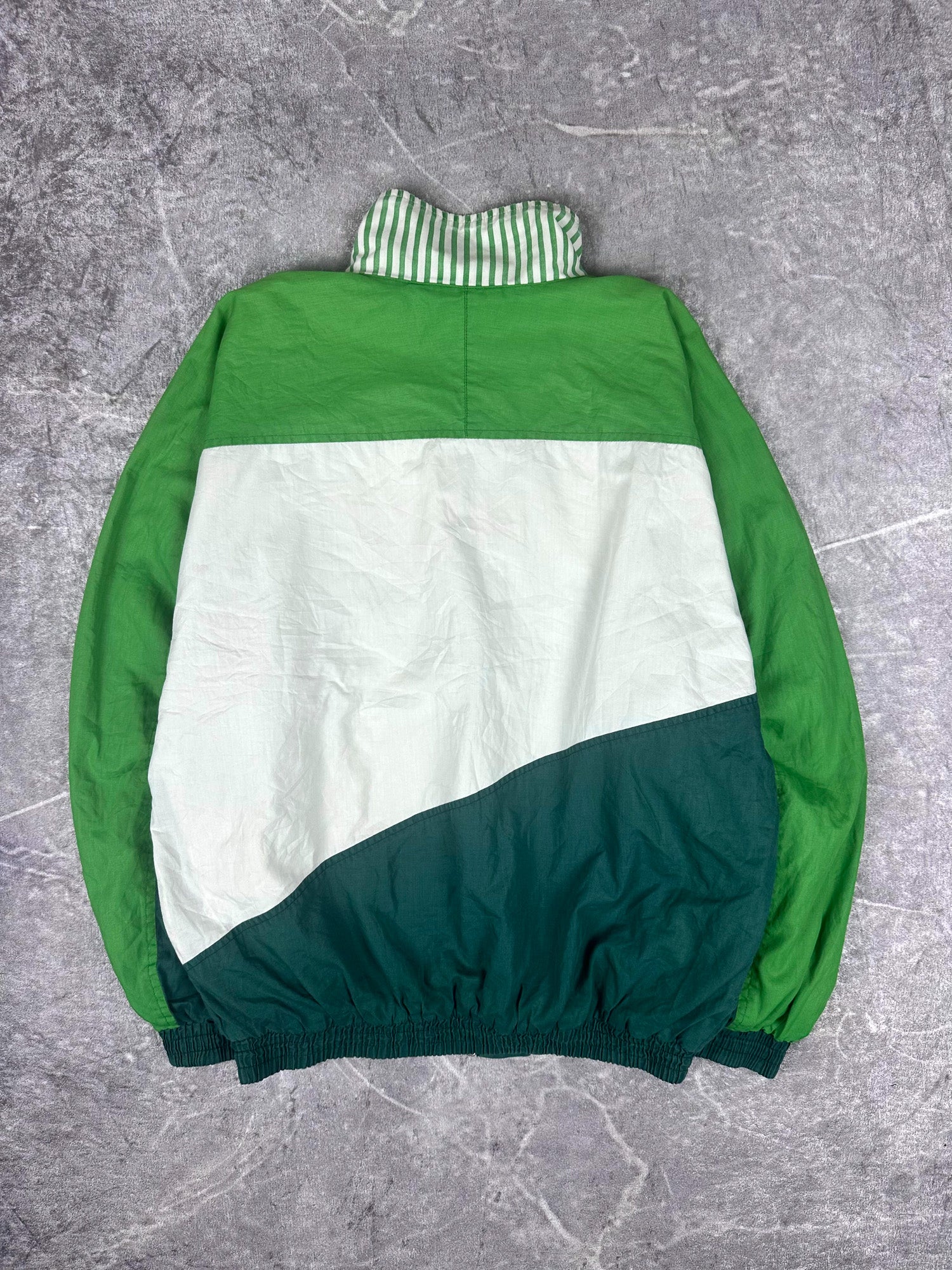 Vintage 1991/1992 Celtic F.C. SPL Umbro Football Training Embroidered Colour Block Track Jacket (M)