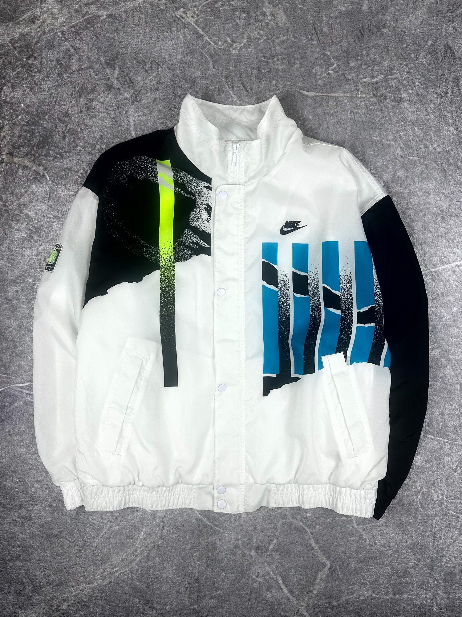 Preloved 2020 Nike Challenge Court Collection Andre Agassi Multicoloured Embroidered Track Jacket (L)