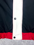 Vintage 90s Pro Player Chicago Blackhawks NHL Embroidered Spellout Puffer Jacket (XL)