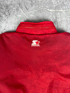 Vintage 90s Starter Chicago Blackhawks NHL Spellout Lightweight Windbreaker (M)