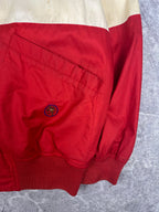 Vintage 90s Tommy Hilfiger Horizontal Stripe Embroidered Crest Bomber Jacket (M)