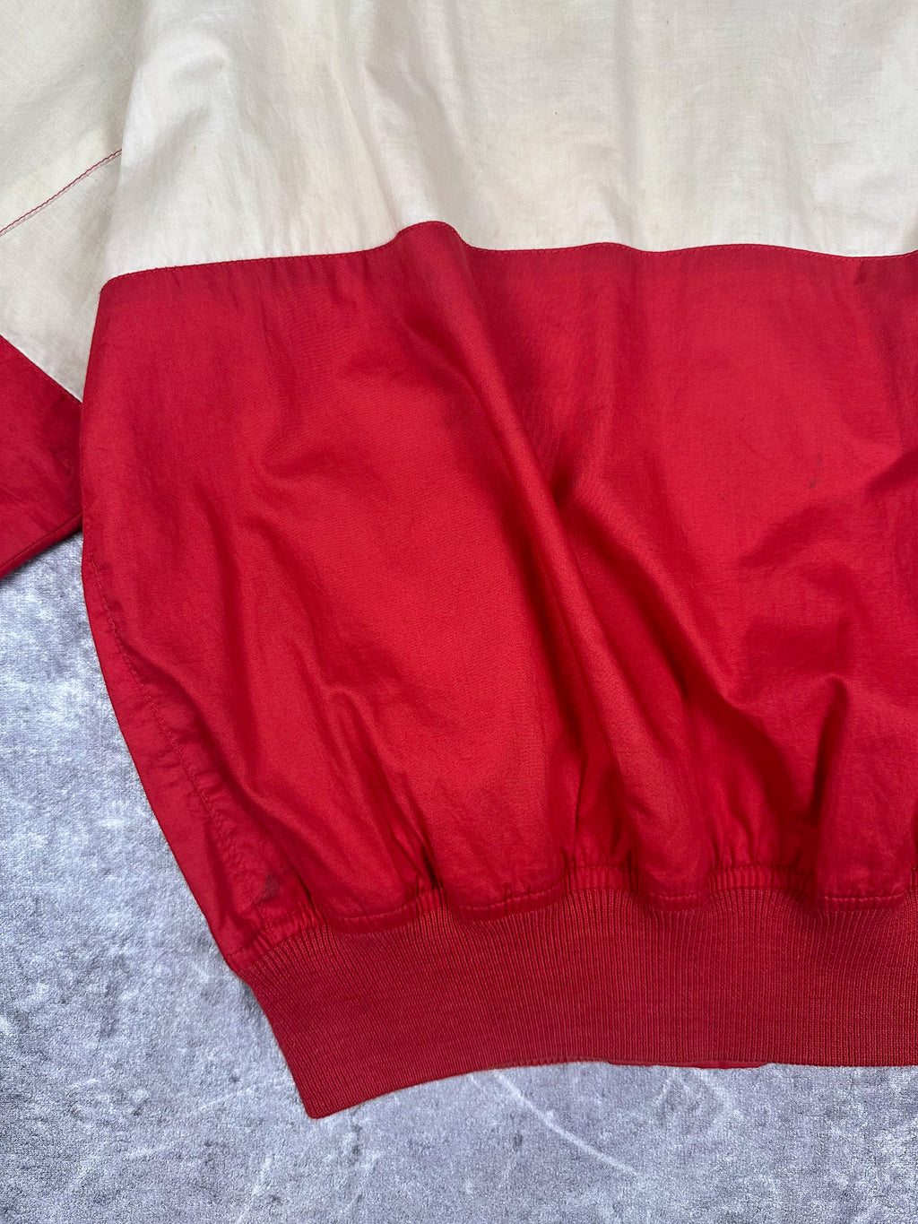 Vintage 90s Tommy Hilfiger Horizontal Stripe Embroidered Crest Bomber Jacket (M)