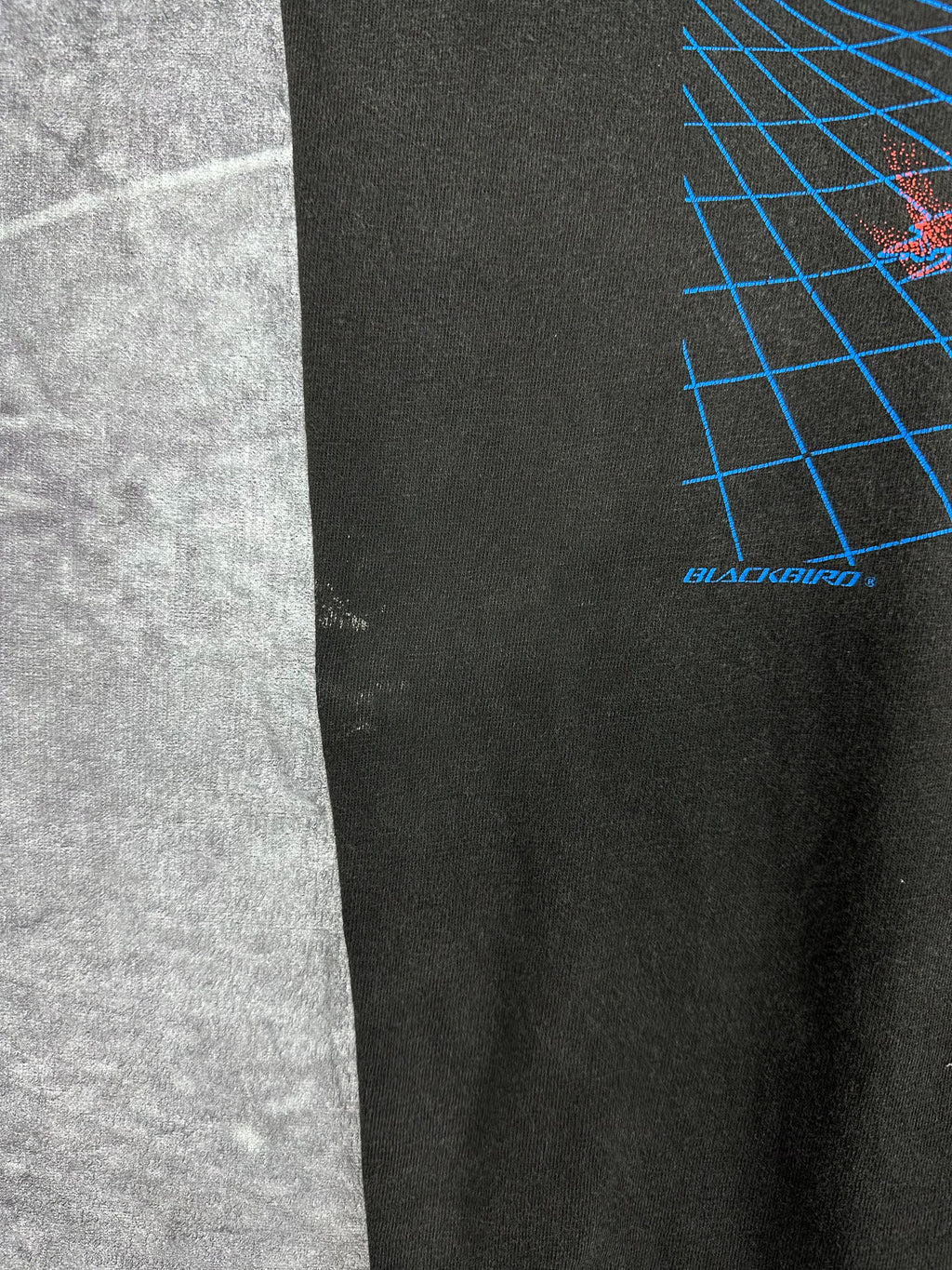 Vintage 1991 Blackbird Comanche RAH-66 Military Helicopter T-Shirt (L)