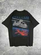 Vintage 1991 Blackbird Comanche RAH-66 Military Helicopter T-Shirt (L)