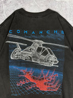 Vintage 1991 Blackbird Comanche RAH-66 Military Helicopter T-Shirt (L)