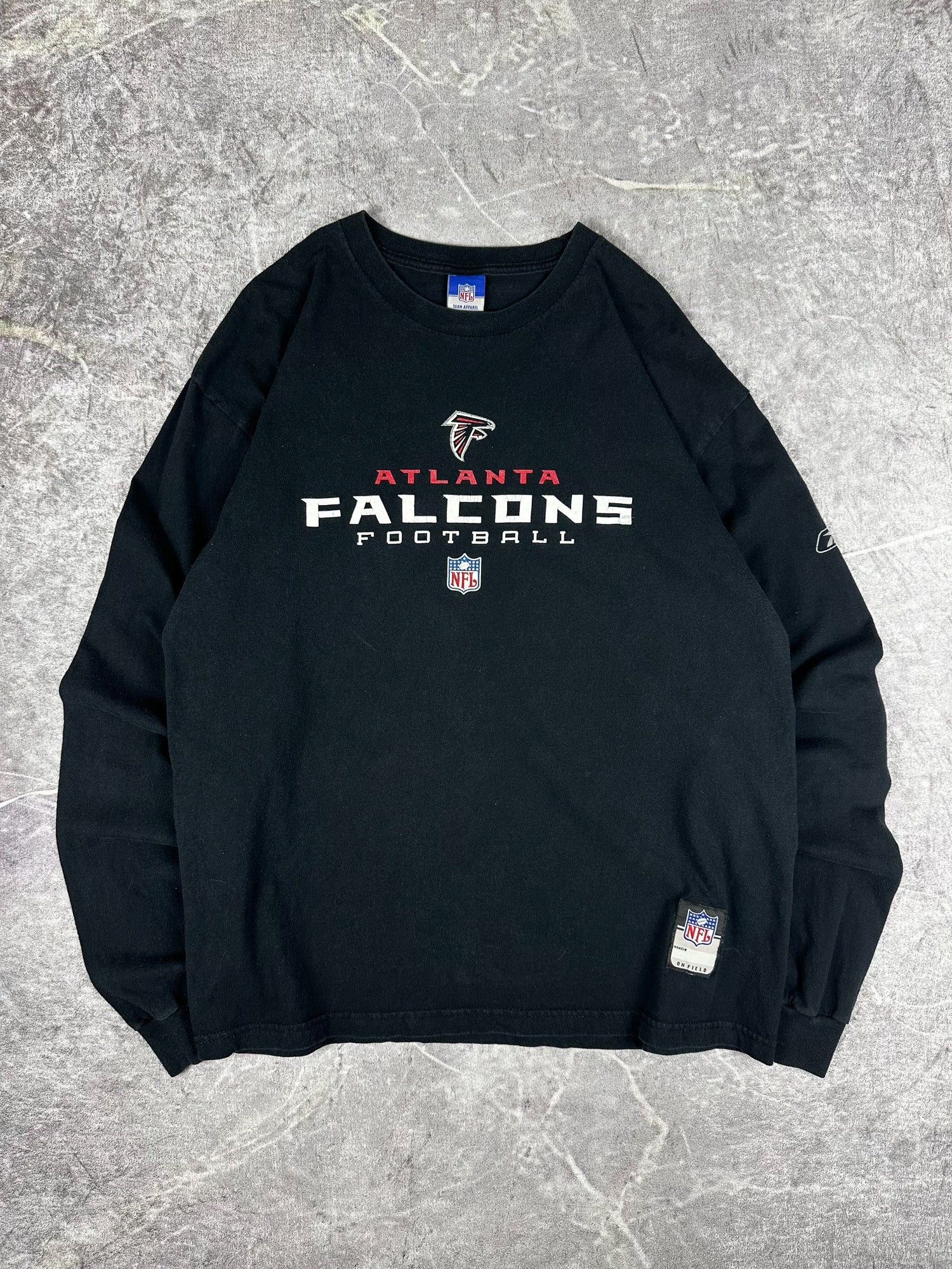 Vintage 00s Reebok Atlanta Falcons Football NFL Long Sleeve T-Shirt (L)