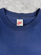 Vintage 90s Nike Wrap Around Abstract Geometric Side Print Swoosh T-Shirt (L)