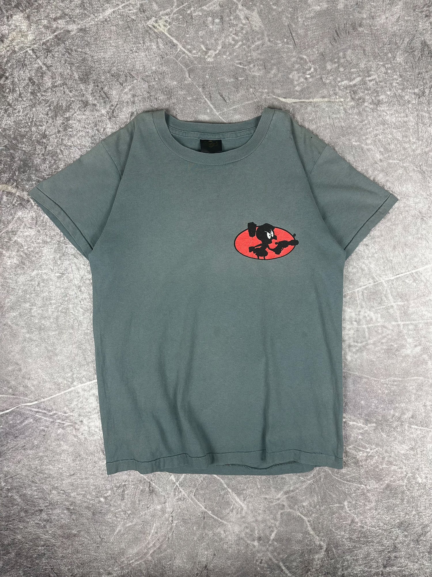 Vintage 90s 1995 Warner Brothers Changes Looney Tunes Marvin the Martian 3D Break Through T-Shirt (S)