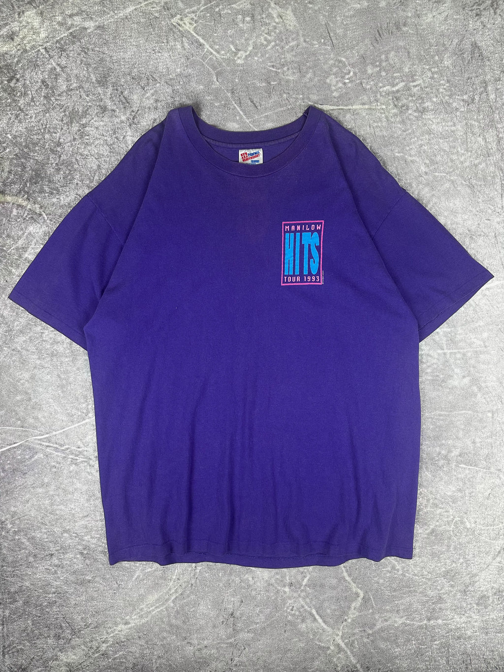 Vintage 90s 1993 Barry Manilow Greatest Hits Tour T-Shirt (XL)
