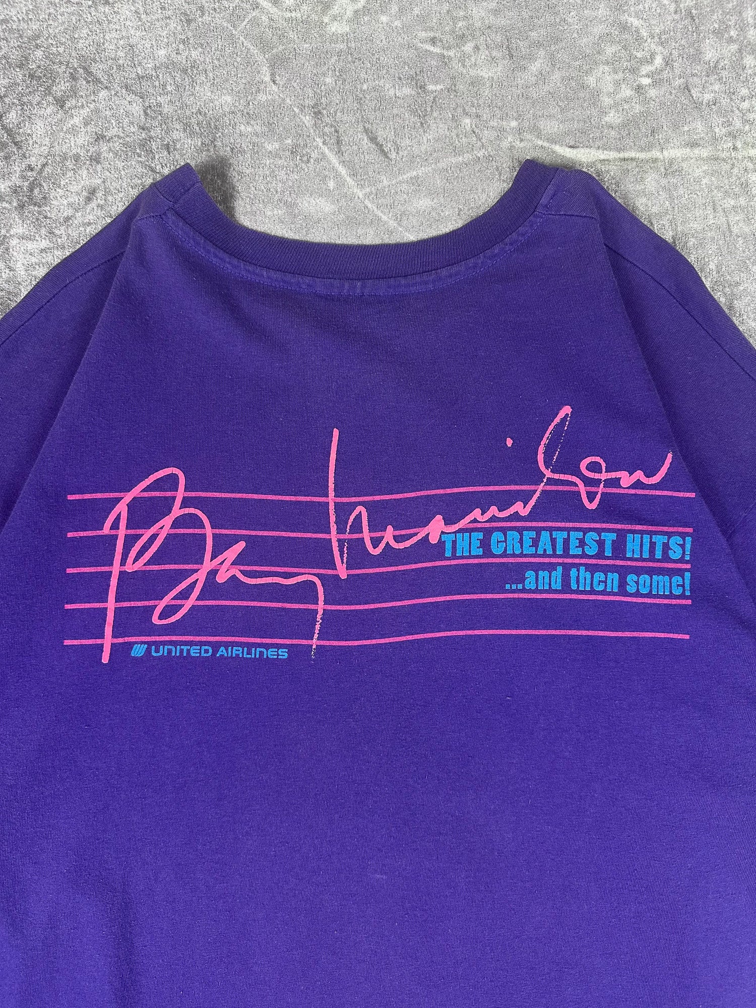 Vintage 90s 1993 Barry Manilow Greatest Hits Tour T-Shirt (XL)