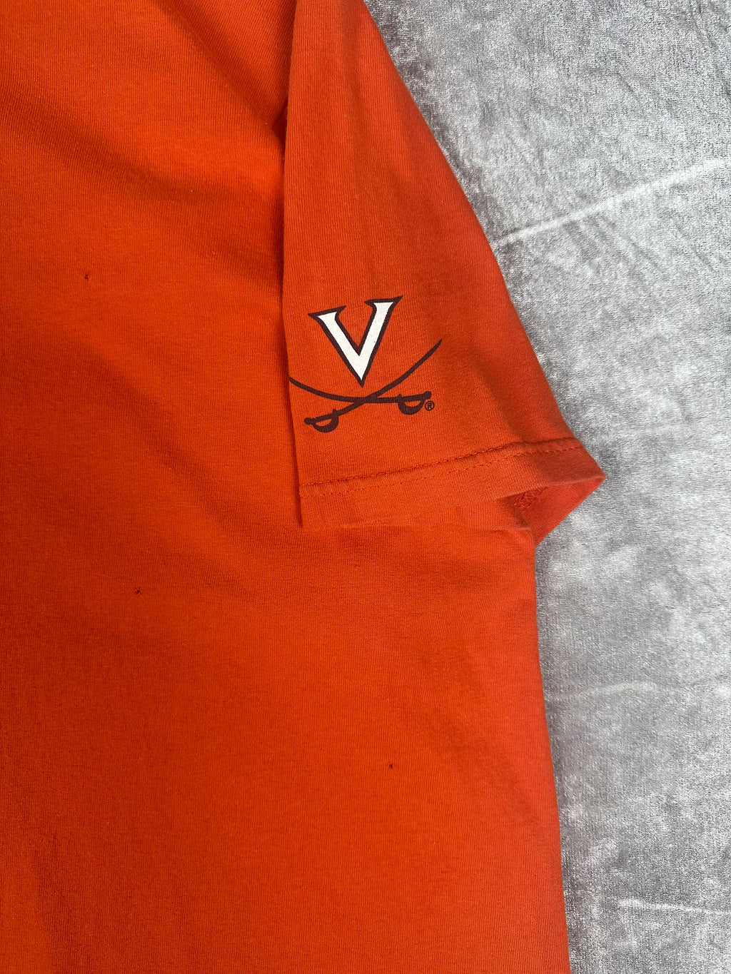 Vintage 00s Nike Team Virginia Cavaliers NCAA UVa Scott Stadium Mini Swoosh T-Shirt (XL)