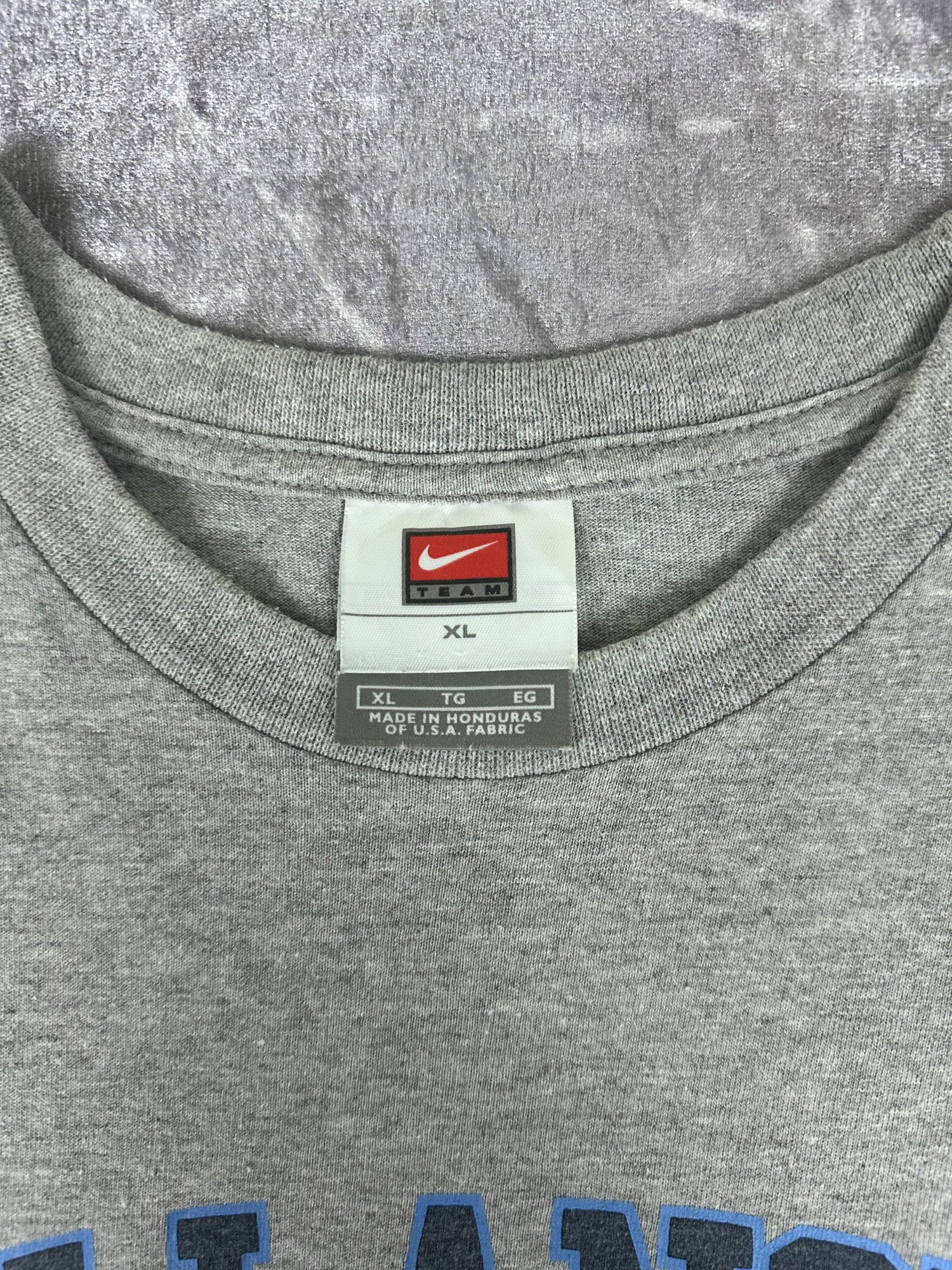 Vintage 00s Nike Team Villanova University Mini Centre Swoosh College T-Shirt (XL)