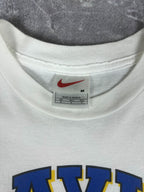 Vintage 90s Nike Steve Lavin Basketball Camps Block Spellout Graphic T-Shirt (M)