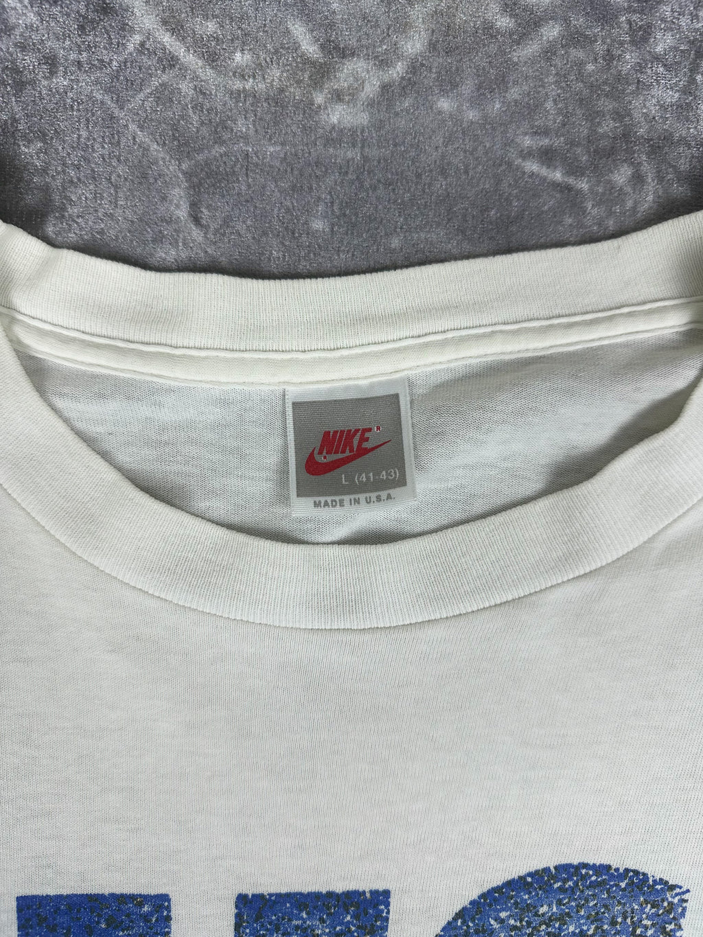 Vintage 90s Nike Just Do It. Speckle Print Block Spellout T-Shirt (L)