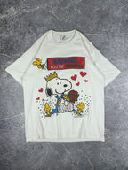 Vintage 90s Peanuts Snoopy Woodstock 'Grandma You're Terrific!' T-Shirt (L)