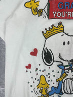 Vintage 90s Peanuts Snoopy Woodstock 'Grandma You're Terrific!' T-Shirt (L)