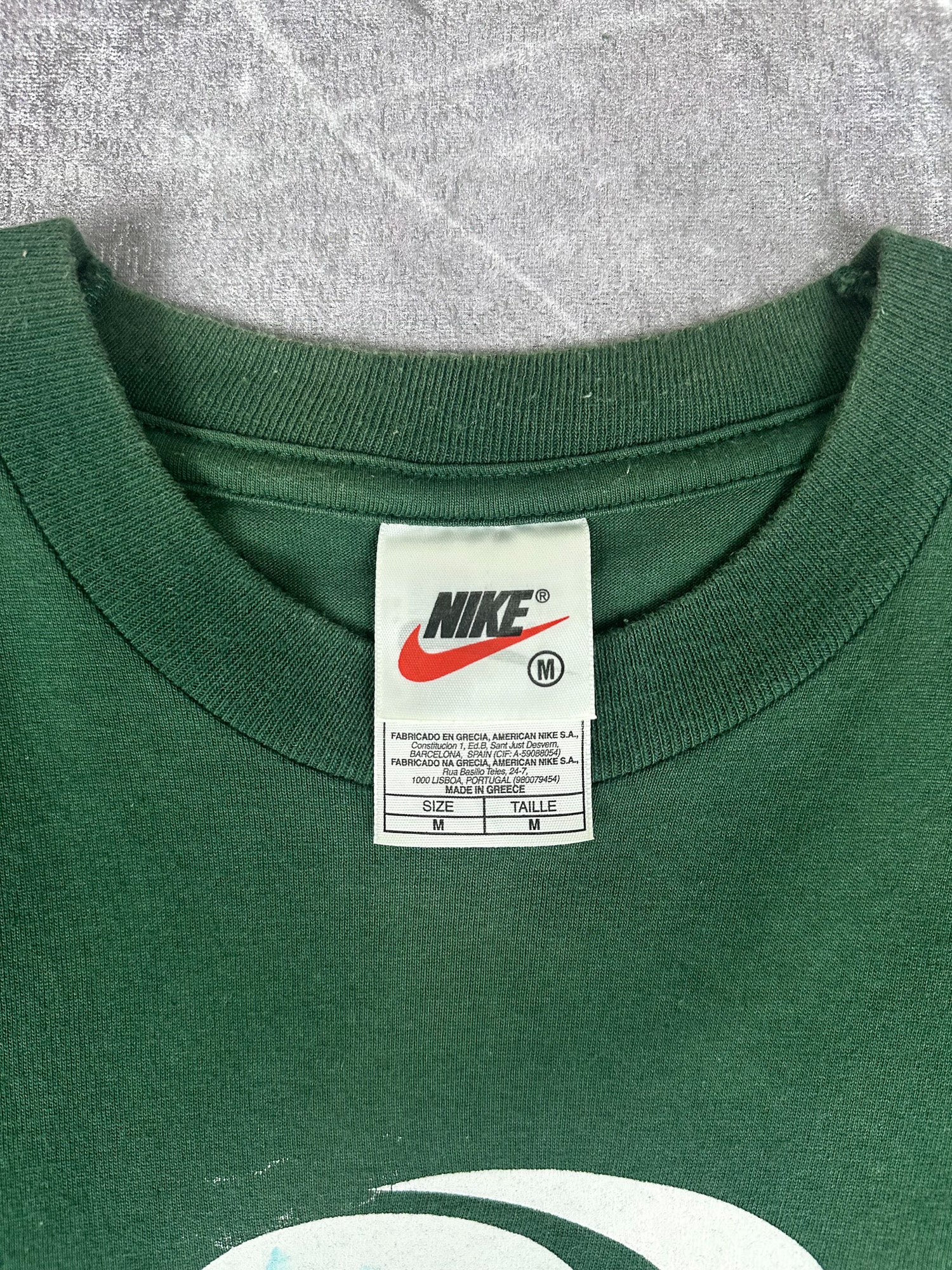 Vintage 90s Nike Court Challenge Logo Spellout Graphic Tennis T-Shirt (M)