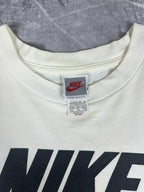 Vintage 90s Nike Air Max 90 OG Laser Blue Big Logo Graphic Swoosh T-Shirt (L)