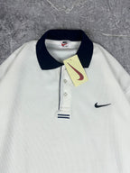 DEADSTOCK BNWT Vintage 90s Nike Airliner Apparel Embroidered Swoosh Polo Shirt (XL)