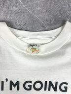 Vintage 90s London Regional Transport I'm Going Underground Tube Map T-Shirt (L)