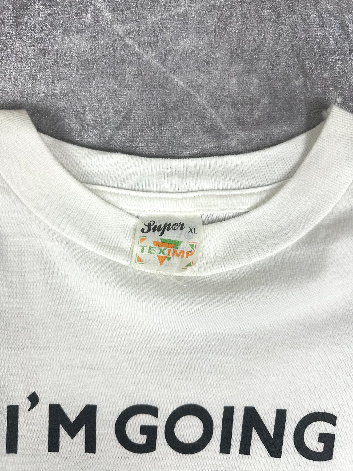 Vintage 90s London Regional Transport I'm Going Underground Tube Map T-Shirt (L)