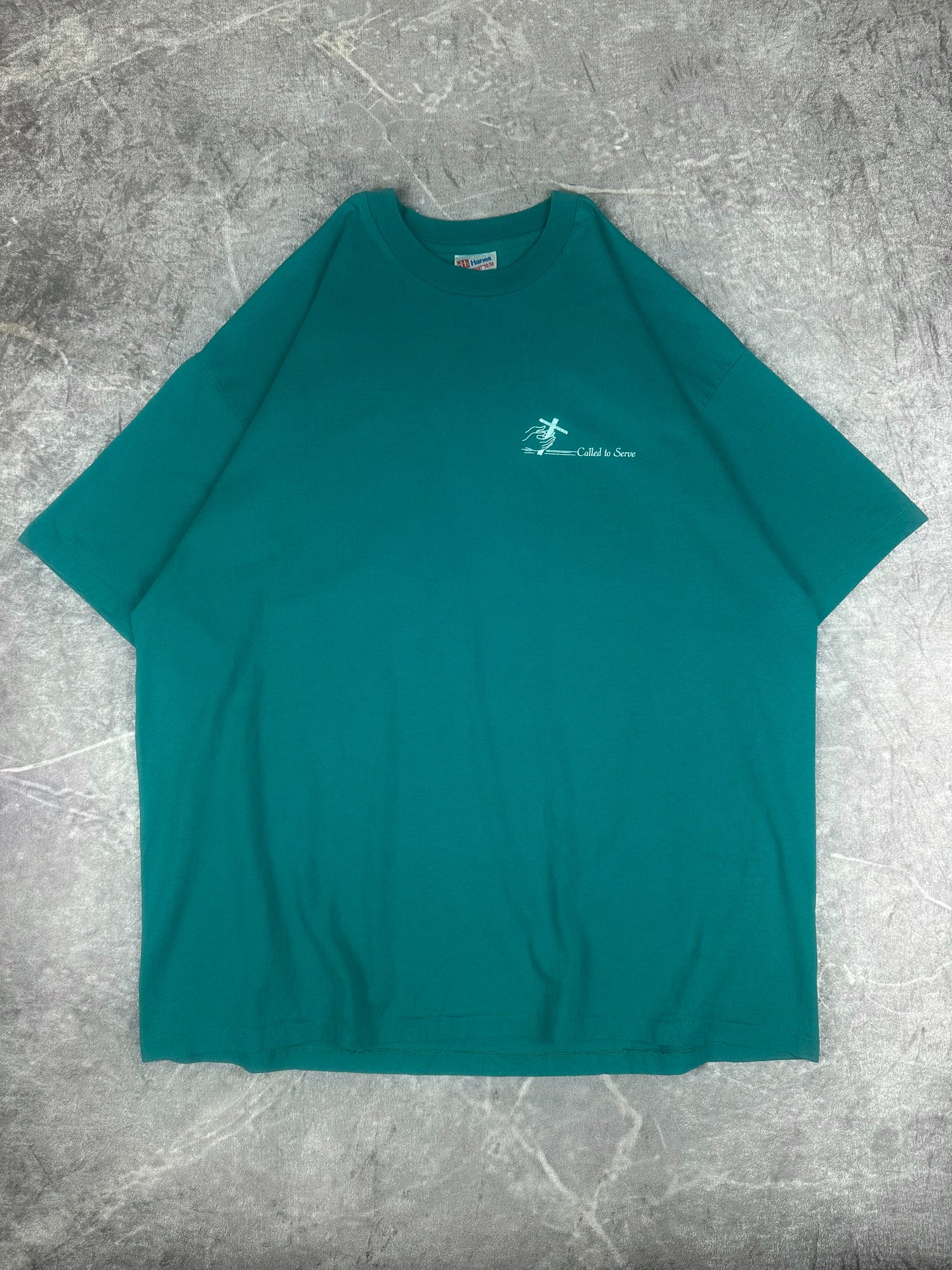 Vintage 90s St. Mark's Catholic Community Boise Idaho Called To Serve T-Shirt (2XL)