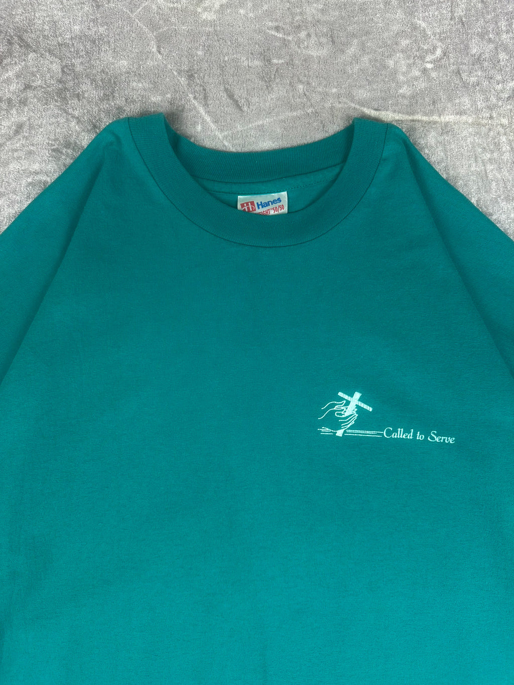 Vintage 90s St. Mark's Catholic Community Boise Idaho Called To Serve T-Shirt (2XL)