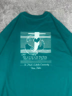 Vintage 90s St. Mark's Catholic Community Boise Idaho Called To Serve T-Shirt (2XL)